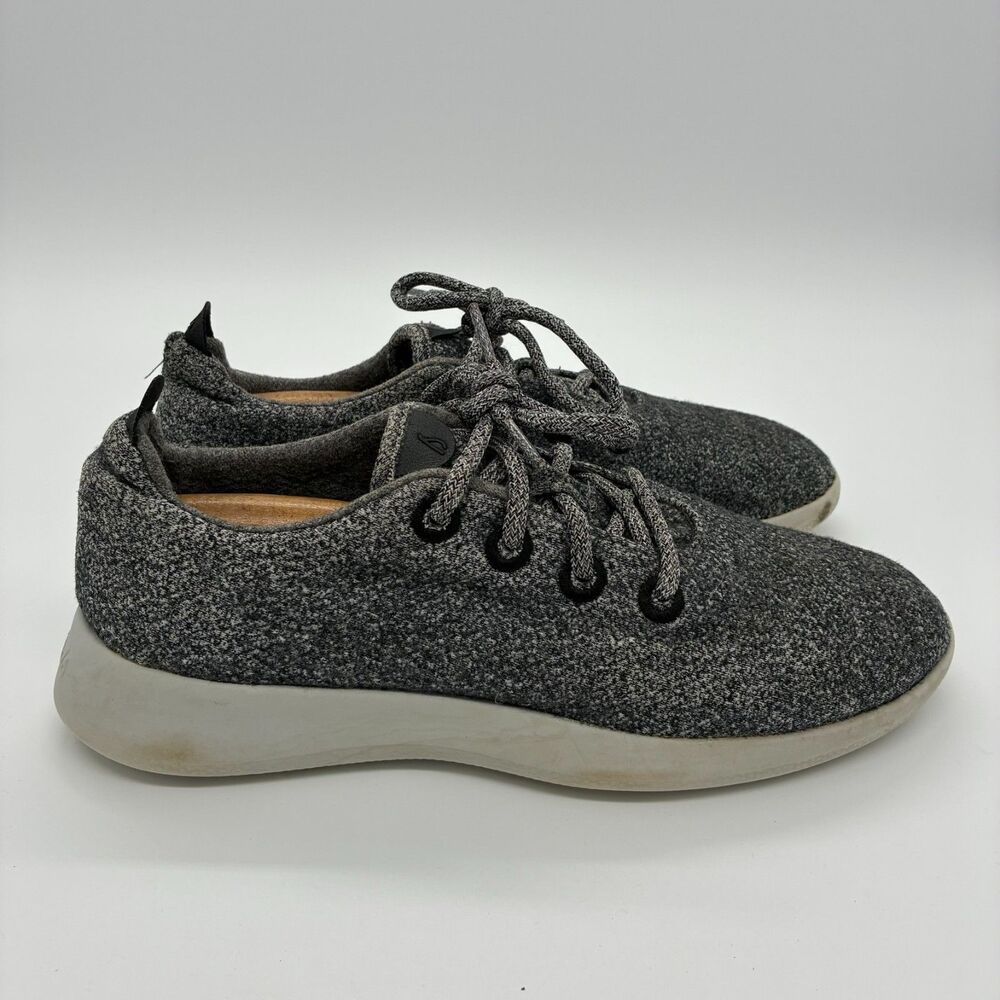 Allbirds Wool Runners Mens Size 11 Light Gray Heathered White Sole Sneakers